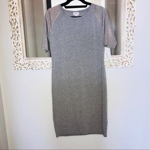 BNWT LuLaRoe Elegant Julia Dress Sz L Rose Gold